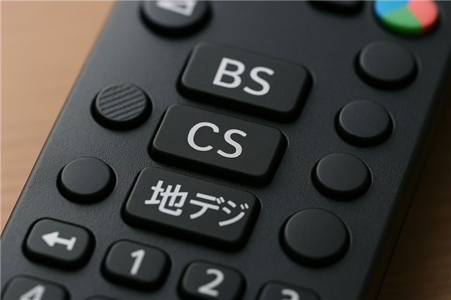 CS放送が見れるか確認方法